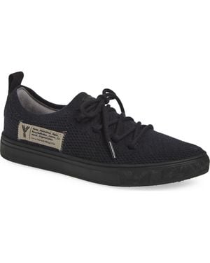 YY Nation Cirrus Hemp & Wool Low Top Sneaker - Black