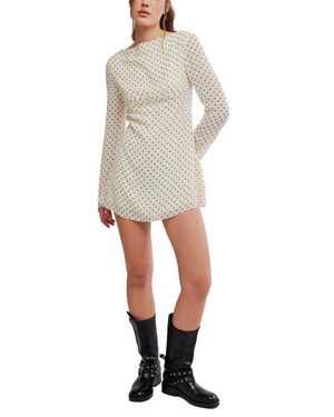 Free People Jolie Printed Minidress - White