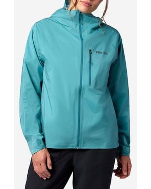 Marmot Superalloy Bio Packable Rain Jacket - Blue