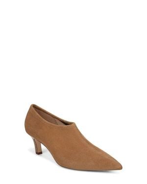 FAVORITE DAUGHTER Stoj Pointed Toe Kitten Heel Ankle Bootie - Brown