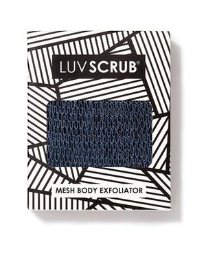 LUV SCRUB Mesh Body Exfoliator - Black