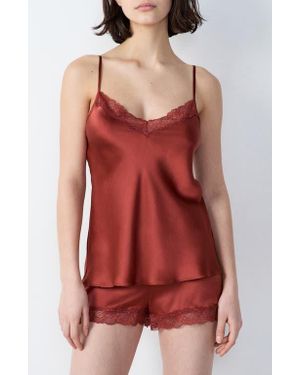 Etam Milky Silk Camisole - Green