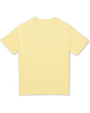 Fortela Vermont Jersey T-Shirt With Chest Pocket - Yellow