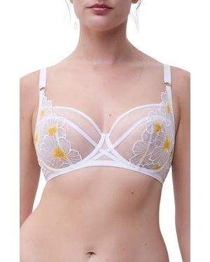 Chantelle Pulp Unlined Underwire Bra - Pink