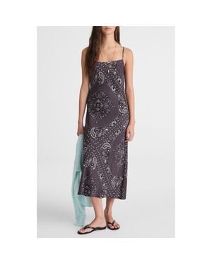 Madewell Cami Maxi Slip Dress - Black