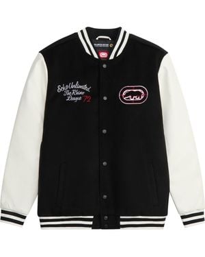 Ecko' Unltd Rhino League Division Varsity Jacket - Black