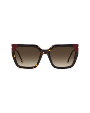 Carolina Herrera 55Mm Gradient Rectangular Sunglasses - Multicolor