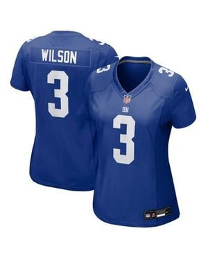 Nike Russell Wilson New York Giants Game Jersey - Blue