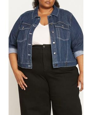 UNIVERSAL STANDARD Kelsey Denim Jacket - Blue