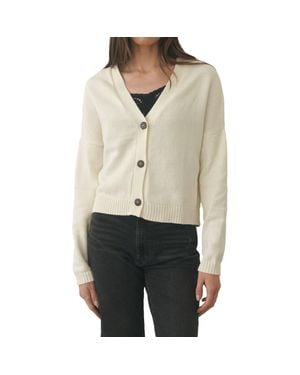Paneros Clothing Diana Cropped Cardigan - Natural
