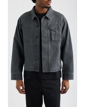 Snow Peak Sulfur Dyed Faded Jacket - Gray
