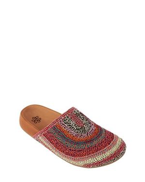 The Sak Bolinas Crochet Clog Shoe - Red