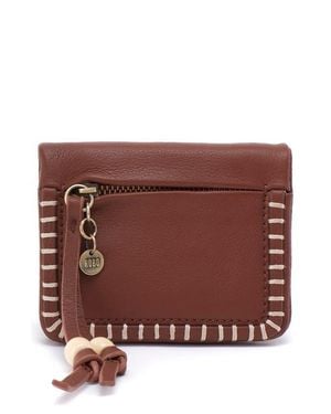 Hobo International Mini Lumen Leather Bifold Wallet - Purple