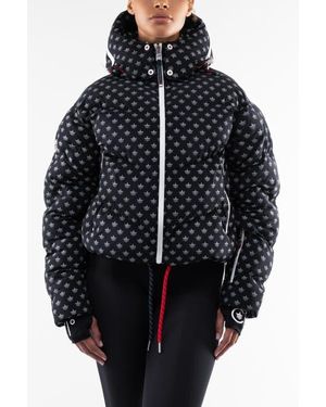 Malibu Ski Club Ditsy Jacket - Black