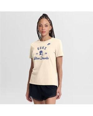 Nike Duke Devils Legacy Team Name T-Shirt - Natural