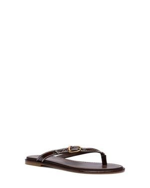 Stuart Weitzman Park Thong Sandal - Black