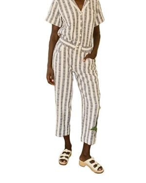 Ace & Jig Nicky Button Fly Ankle Length Pants - Multicolor