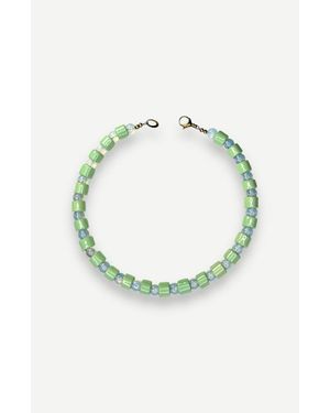Her New Tribe Bead One Sundry Necklace - Blue