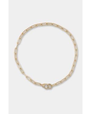 Stella & Dot Jane Pave Lariat Convertible Link Chain - White