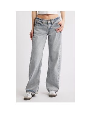 BDG Kayla Low Rider Baggy Jeans - Gray