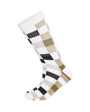Dare 2b Gender Inclusive Henry Holland Checkerboard Socks - White