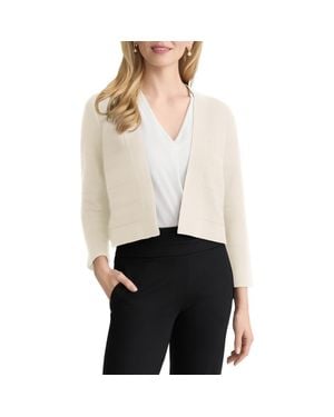 Jones New York Kissing Frog Shrug - White