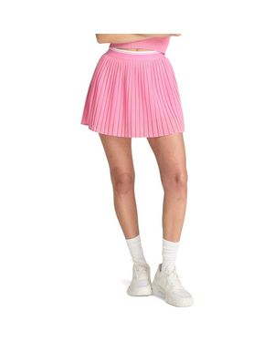 Wilson Limitless Pleated Mesh Miniskirt - Pink
