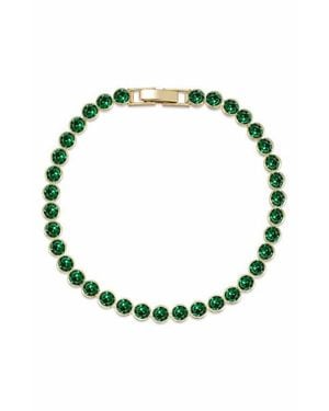 Ettika Cubic Zirconia Tennis Necklace - Green