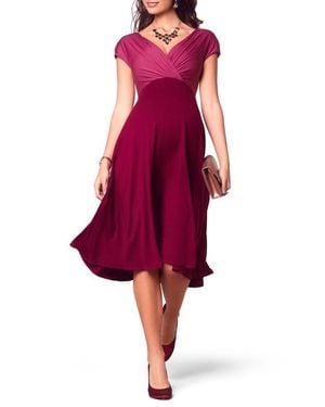 Tiffany Rose Maternity Alessandra Maternity Dress - Purple