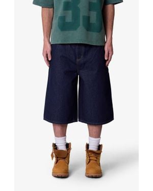 MNML Raw Ultra Baggy Denim Shorts - Blue