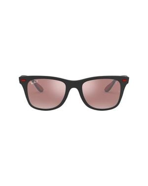 Ray-Ban X Scuderia Ferrari 52Mm Polarized Square Sunglasses - Multicolor