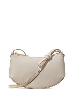 Kate Spade Loop Pebble Leather Crossbody Bag - White