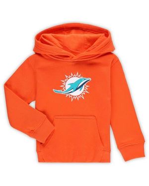 Outerstuff Toddler Miami Dolphins Logo Pullover Hoodie - Orange
