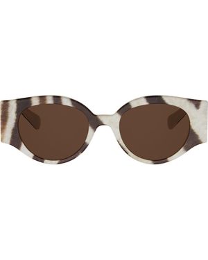 Celine Triomphe Stamp 50Mm Butterfly Sunglasses - Brown