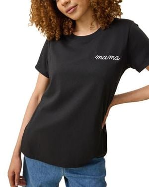 Kindred Bravely Classic Cotton Nursing T-Shirt - Black