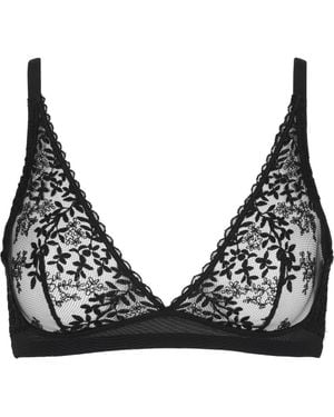 Huit Desir Lace Bralette - Black