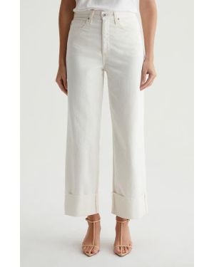 AG Jeans Kora High Waist Ankle Wide Leg Jeans - Multicolor