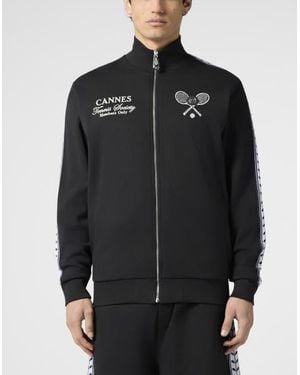 Philipp Plein Tracksuit Jacket Tennis Club - Black