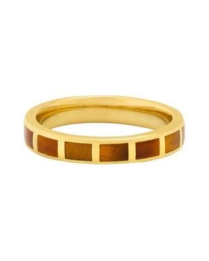 Jan Leslie Dash Ring Set - Metallic