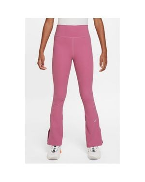 Nike Kids' One Dri-Fit Flare Leggings - Pink