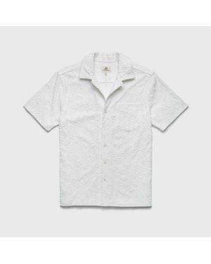 Surfside Supply Mariner Terry Camp Collar Shirt - White