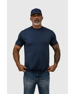 EPIC FITS Active Tech Crew Neck T-Shirt - Blue