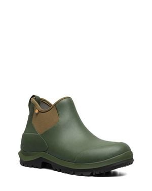 Bogs Sauvie Waterproof Chelsea Boot - Green