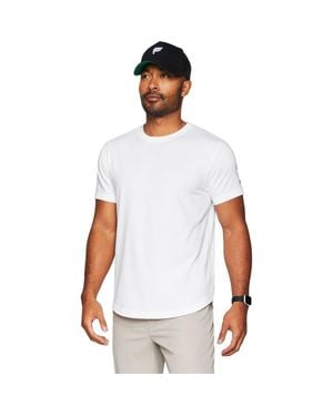 Fabletics The 24-7 Tee Curved Hem - White