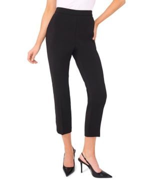 Halogen® High Waist Ankle Straight Leg Pants - Black