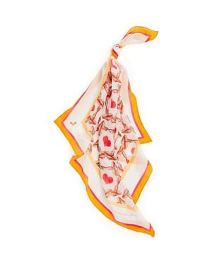 Henelle Silk Bandana - Orange