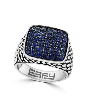 Effy Sapphire Pavé Ring - Blue