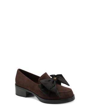 KARL LAGERFELD Camilia Bow Loafer - Black
