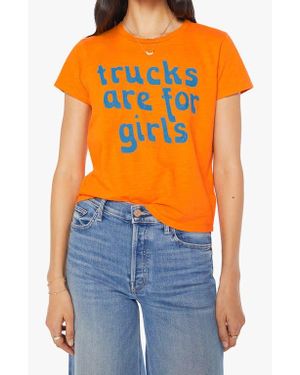 Mother The Lil Sinful Graphic Tee - Orange