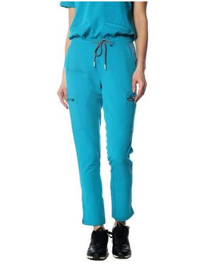 Members Only Reus Open Bottom Scrub Pants - Blue